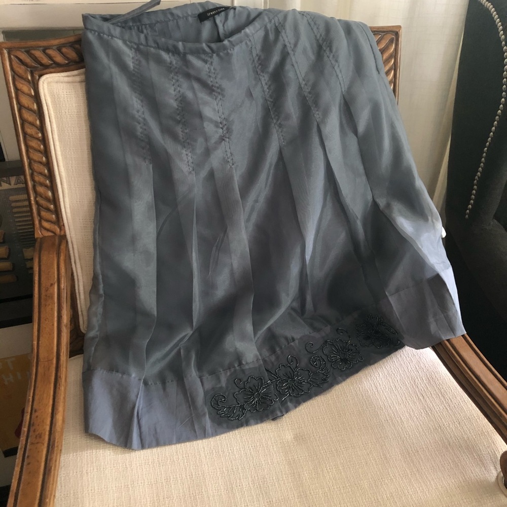GreenHouse Skirt from Denmark, Grey, Size 6-8